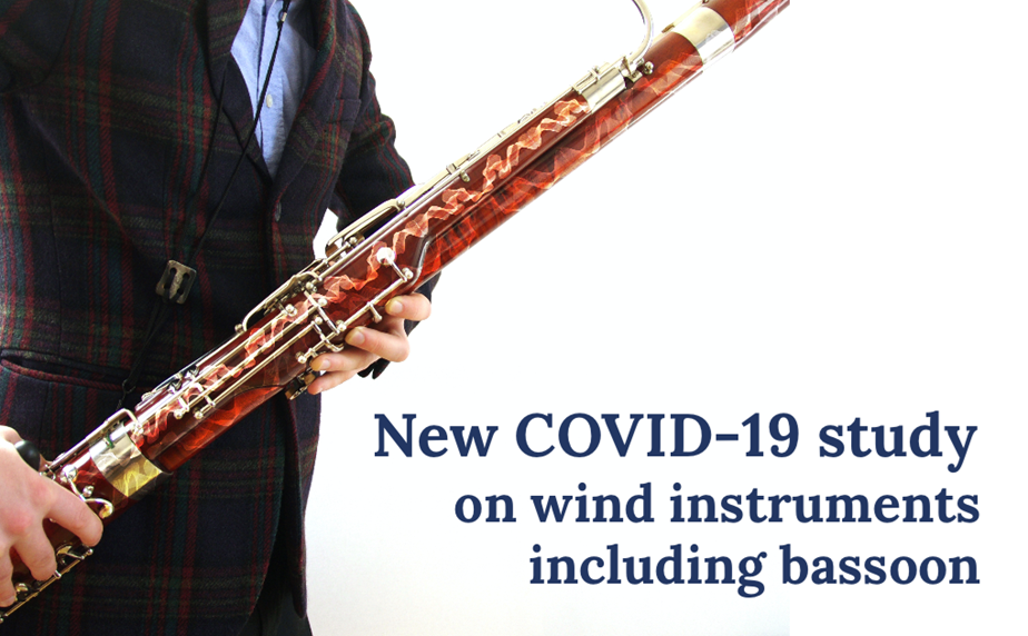 New COVID-19 study on wind instruments including bassoon