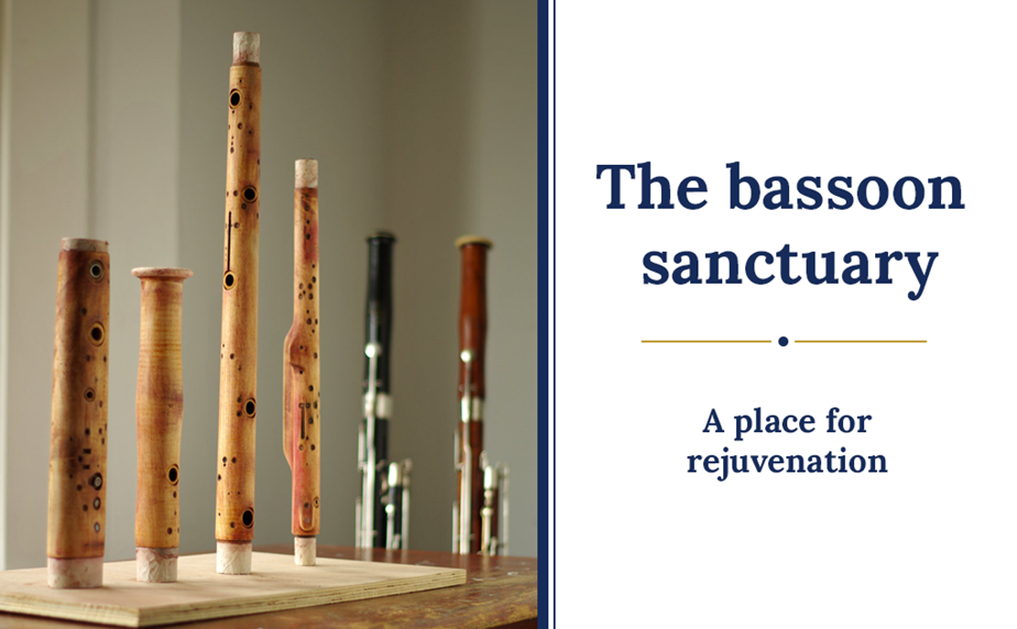 The bassoon sanctuary at Double Reed Ltd.