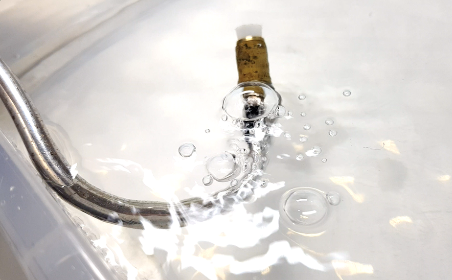 Repairing a Bassoon Crook - Before and After