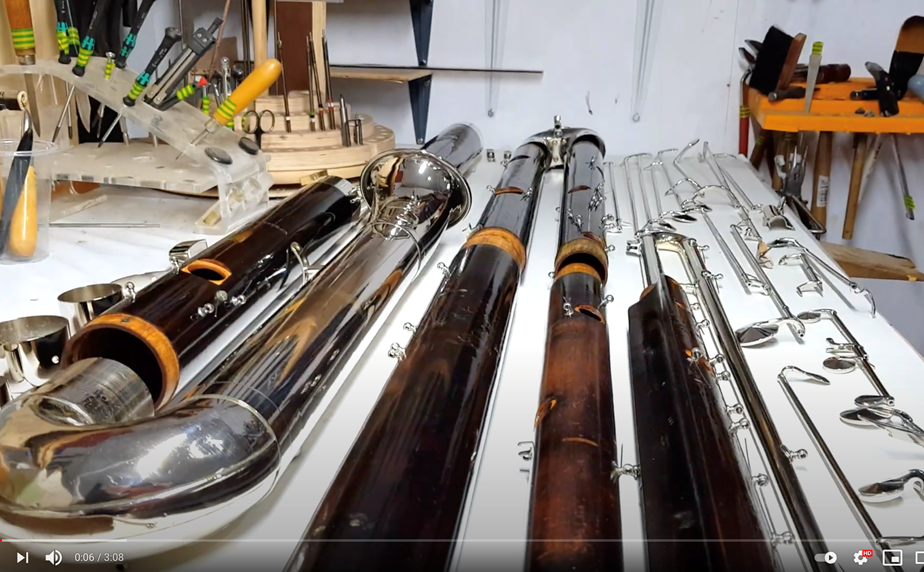 Re-assembling a Heckel contrabassoon!