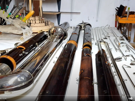 Re-assembling a Heckel contrabassoon!