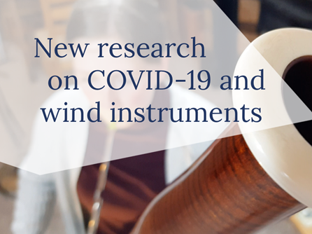 New research on COVID-19 and wind instruments