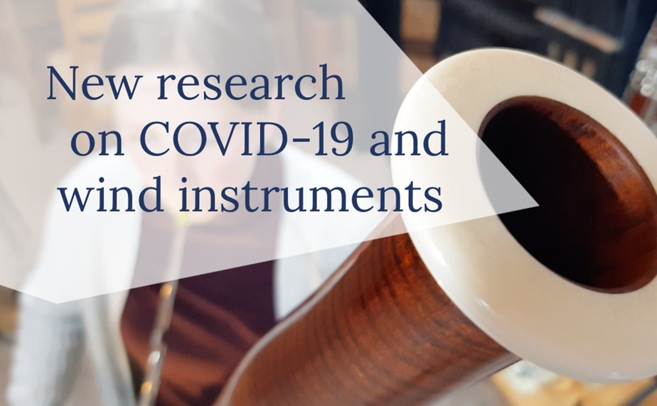 New research on COVID-19 and wind instruments