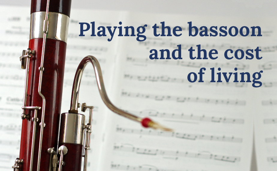 Playing the bassoon and the cost of living