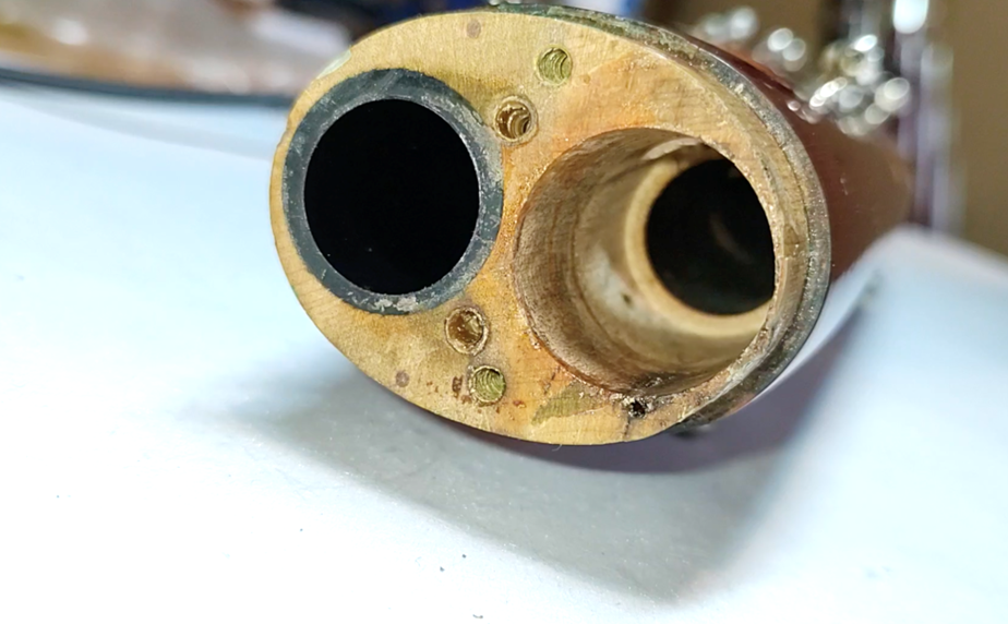 Sleeving a rotten bassoon bore