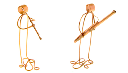Bassoon and oboe figures for sale