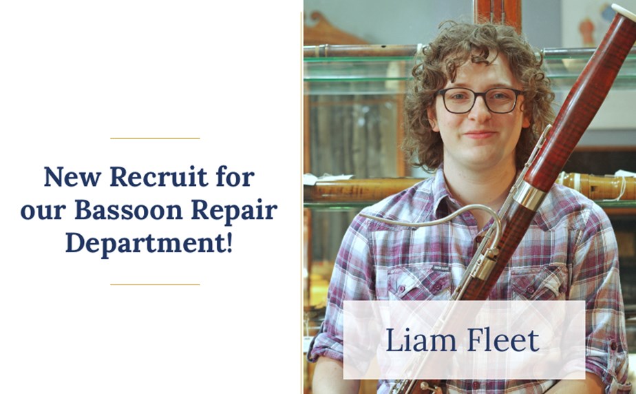New Recruit for our Bassoon Repair Department