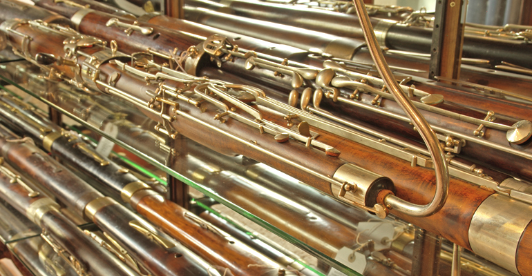 Historical bassoons for sale, classical and romantic