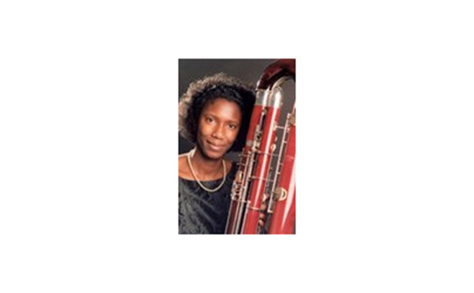 Margaret Cookhorn, Birmingham Conservatoire, with contrabassoon