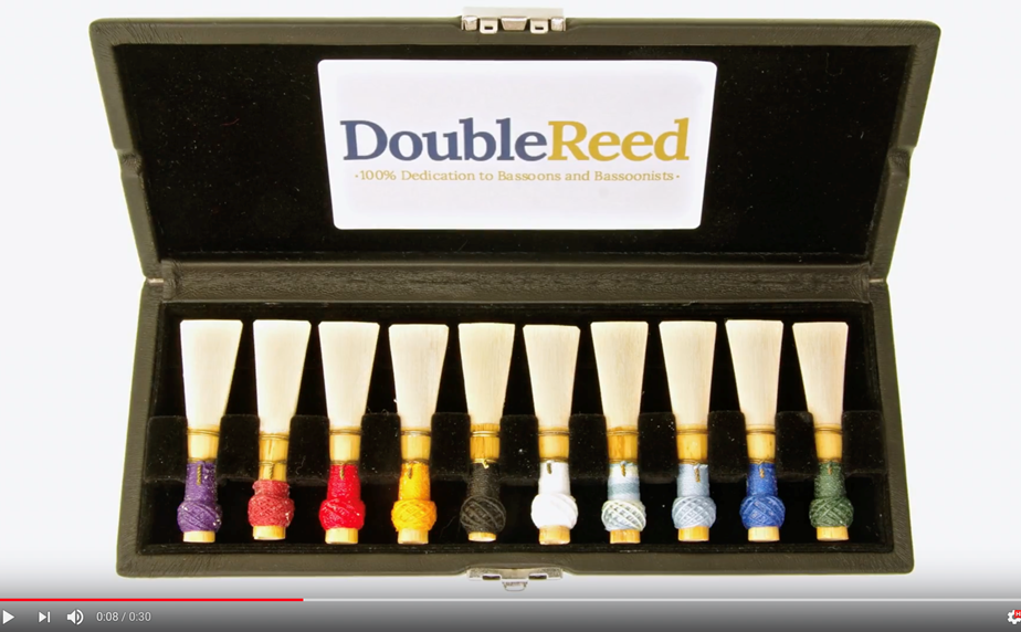 Bassoon reeds in Ludlow bassoon reed case