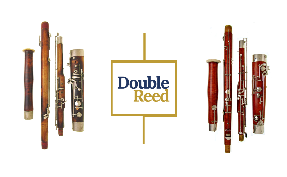 A 1920s G. Mollenhauer bassoon (left) and a pre-war Kohlert bassoon being restored at the Double Reed Ltd. bassoon repair workshop