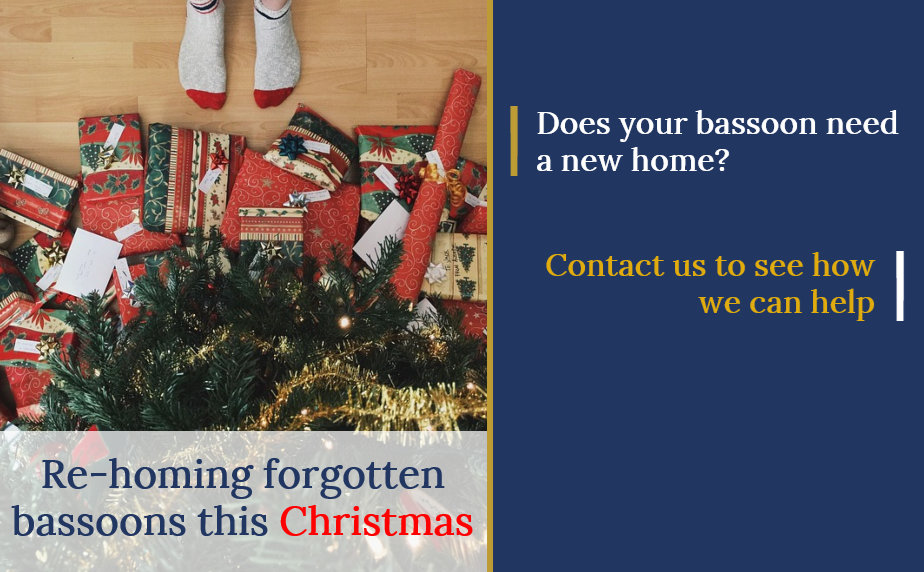 Re-homing forgotten bassoons this Christmas