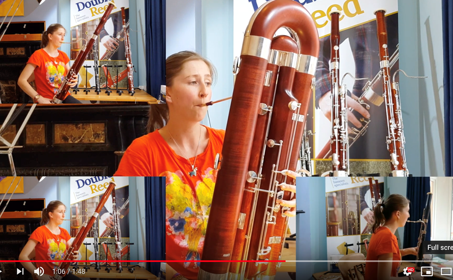 Bassoon quartet: Hear a contrabassoon, two bassoons and a mini bassoon!